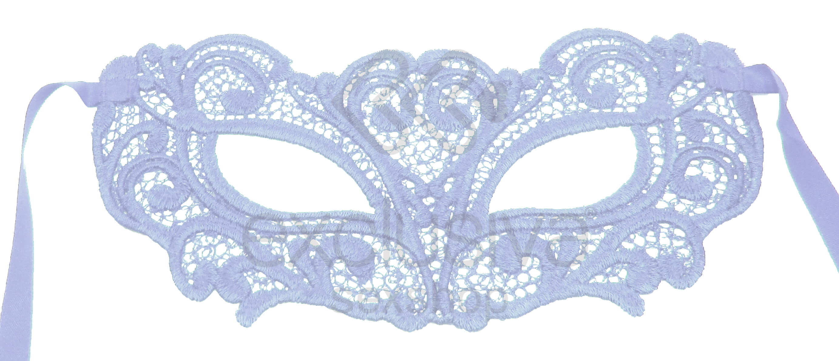 Lingerie Sapeka - Máscara Mabel em Poliéster com Tiras em Cetim Para Amarrar | Disponível em 3 Cores - 2