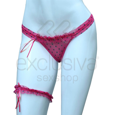 Foto 7 do produto Lingerie Sapeka - Tanga Travessa com Persex | Disponível em 7 Cores