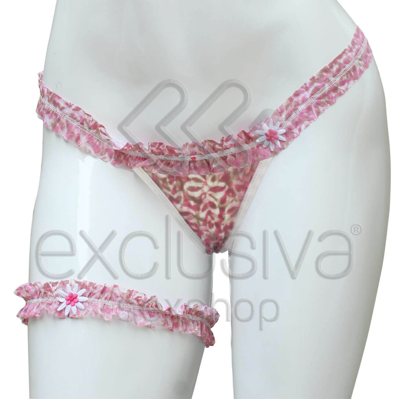 Lingerie Sapeka - Tanga Travessa com Persex | Disponível em 7 Cores - 6