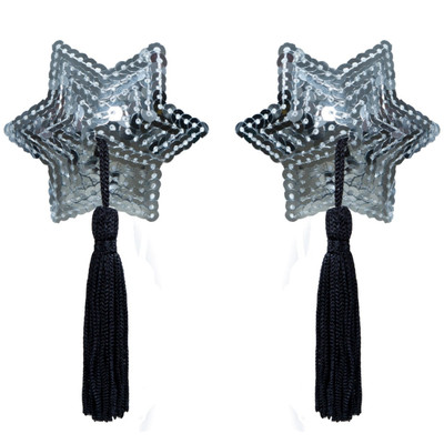 Foto 2 do produto Lingerie Sapeka - Tapa Seios Nipple Cover em Forma de Estrela com Pompom | Disponível em 3 Cores