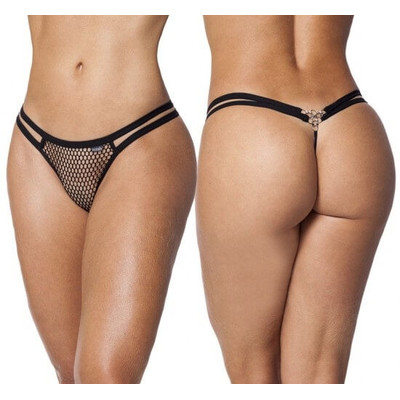 Lingerie Sensualle - Calcinha Daqui a Pouco | Cor: Preto
