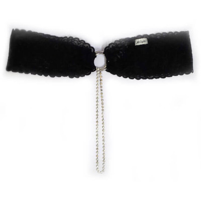 Foto 3 do produto Lingerie Sensualle - Calcinha Fácil Aberta com Corrente de Strass | Disponível em 3 Cores