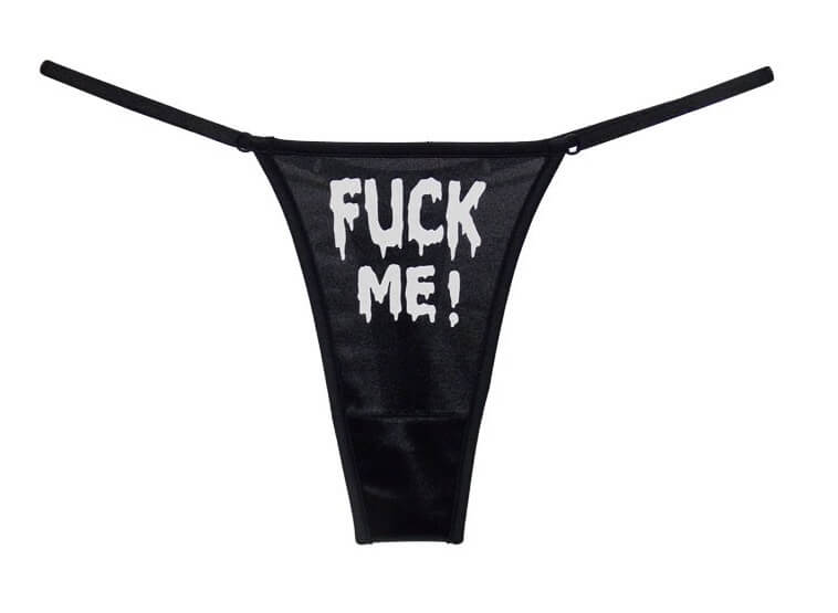 Lingerie Sensualle - Calcinha Fuck Me | Cor: Preto - 2