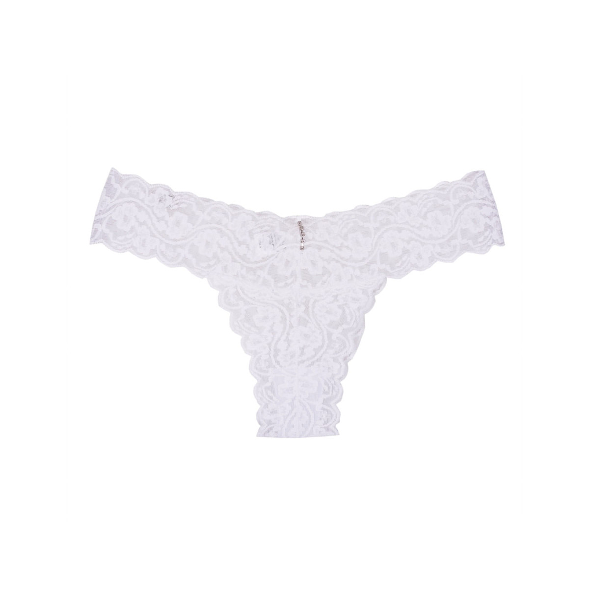 Calcinha Generosa em Renda e Detalhe em Strass - Lingerie Sensualle | Tamanho Único | Disponível em 5 Cores - 2