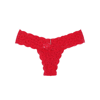 Calcinha Generosa em Renda e Detalhe em Strass - Lingerie Sensualle | Tamanho Único | Disponível em 5 Cores