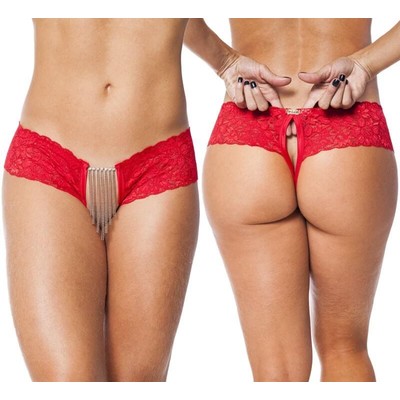 Lingerie Sensualle - Calcinha Lepo Lepo com Abertura | Disponível em 3 Cores