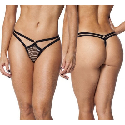 Foto 1 do produto Lingerie Sensualle - Calcinha Pode Sim | Cor: Preto