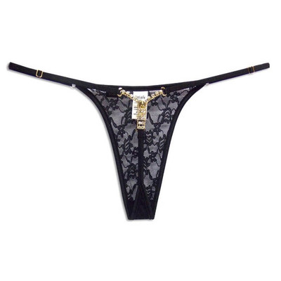 Foto 3 do produto Lingerie Sensualle - Calcinha Zinga | Cor: Preto