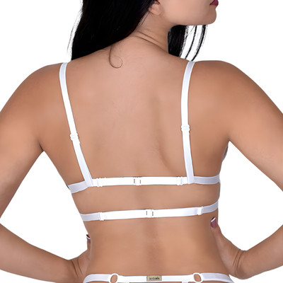Sutiã Casal em Renda com Strappy - Sensualle | Tamanho Único | Disponível em 2 Cores