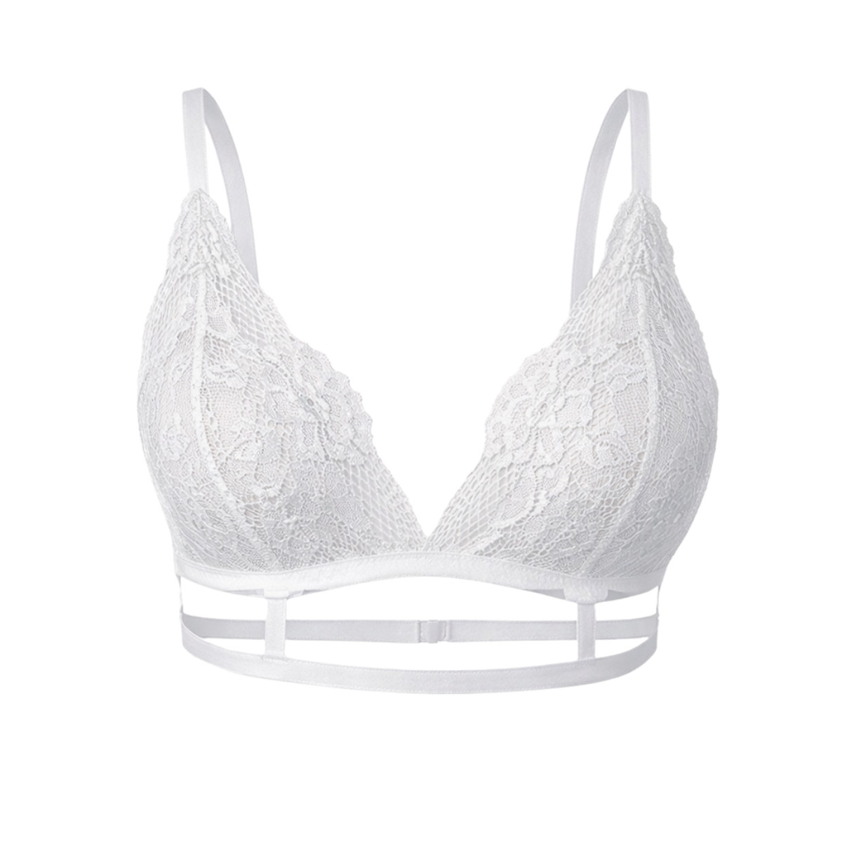 Sutiã Casal em Renda com Strappy - Sensualle | Tamanho Único | Disponível em 2 Cores - 5