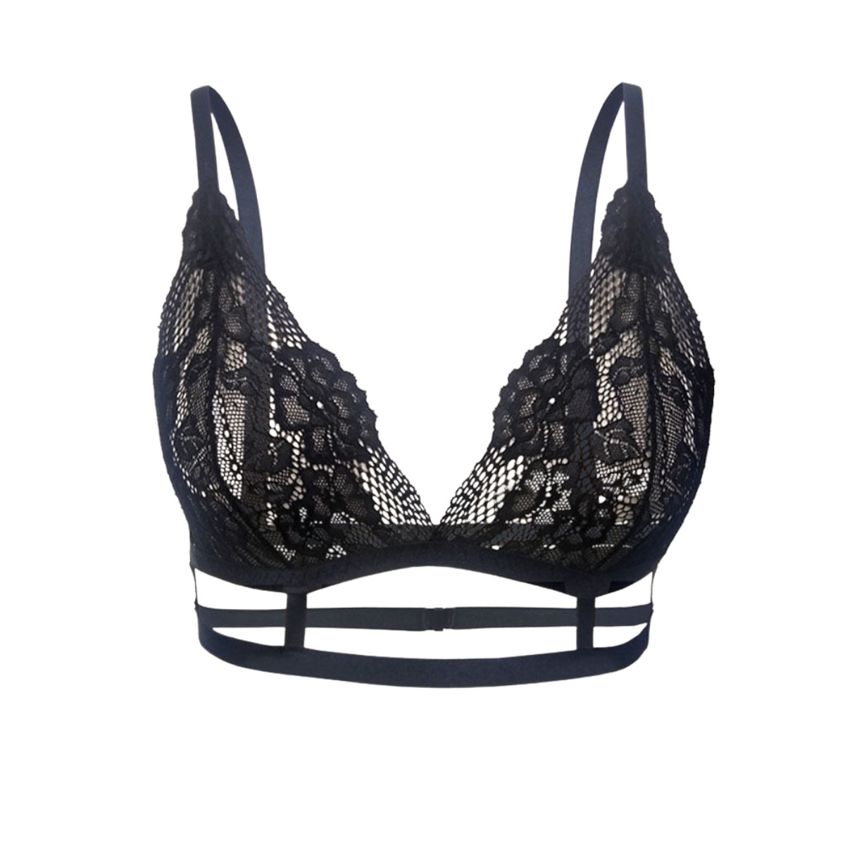 Sutiã Casal em Renda com Strappy - Sensualle | Tamanho Único | Disponível em 2 Cores - 2