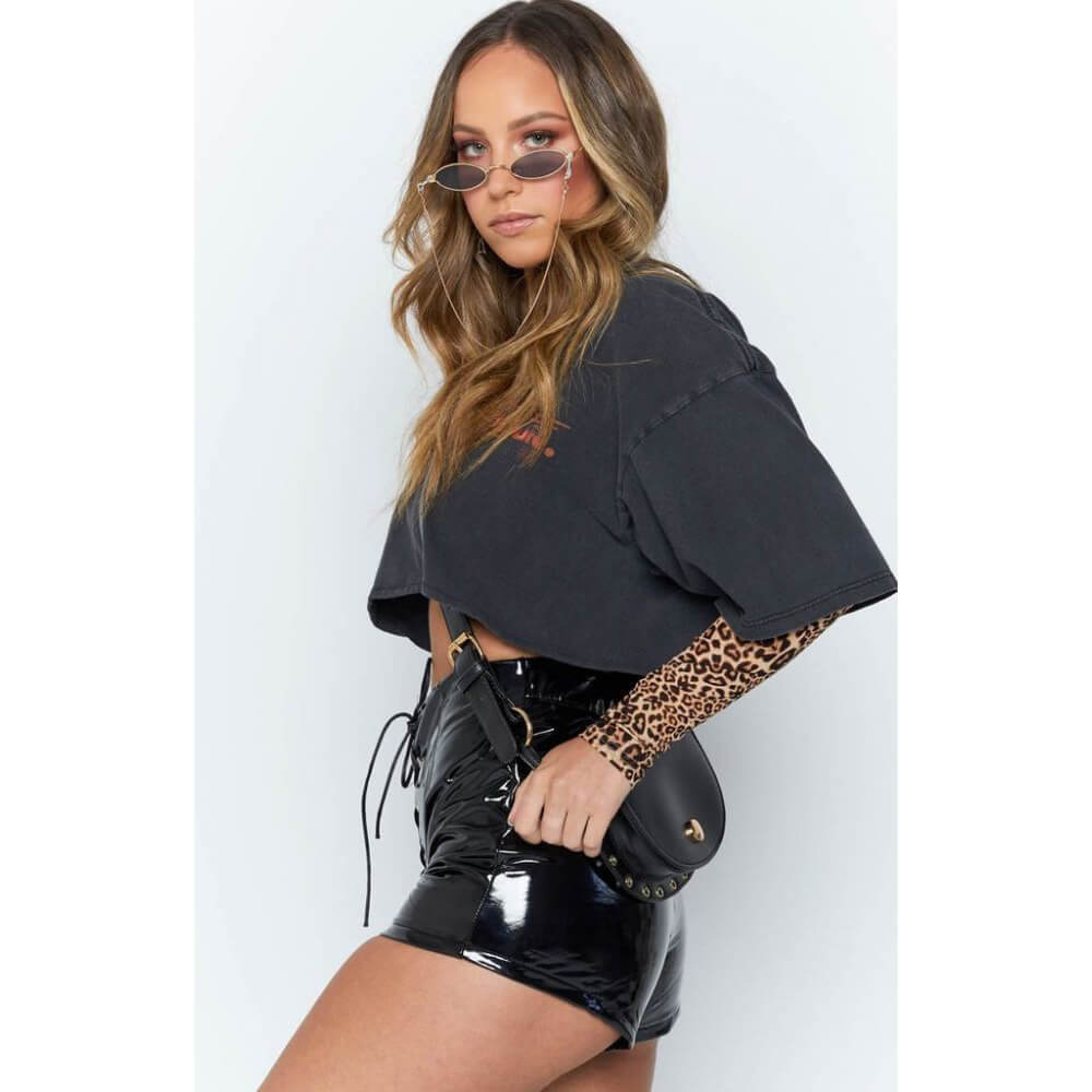 Lingerie Topo Toys - Shorts Sensual em Spandex com Amarração | Disponível em 2 Tamanhos - 4