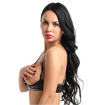 Foto 2 do produto Lingerie Topo Toys - Sutiã Simples em Spandex com Abertura | Disponível em 2 Tamanhos
