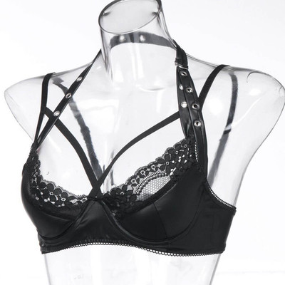 Foto 5 do produto Lingerie Topo Toys - Sutiã em Spandex com Renda e Strappy | Disponível em 2 Tamanhos