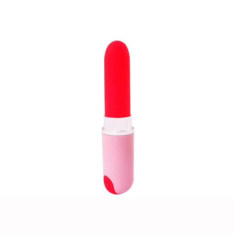 Lipstick Vibe Vibration Massager - Vibrador em Forma de Batom com 10 Modos de Vibração e Carregamento via USB - 5,2 x 1,9 cm - 5