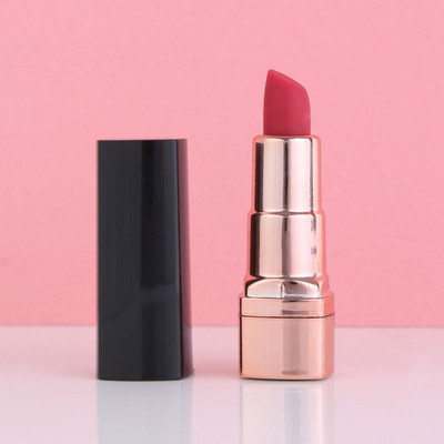 Foto 1 do produto Mini Vibrador em Forma de Batom Recarregável com 10 Modos de Vibração - Lipstick Vibratory Egg | 7,5 x 2,2 cm