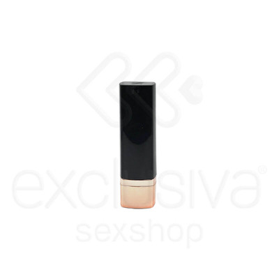Foto 4 do produto Mini Vibrador em Forma de Batom Recarregável com 10 Modos de Vibração - Lipstick Vibratory Egg | 7,5 x 2,2 cm
