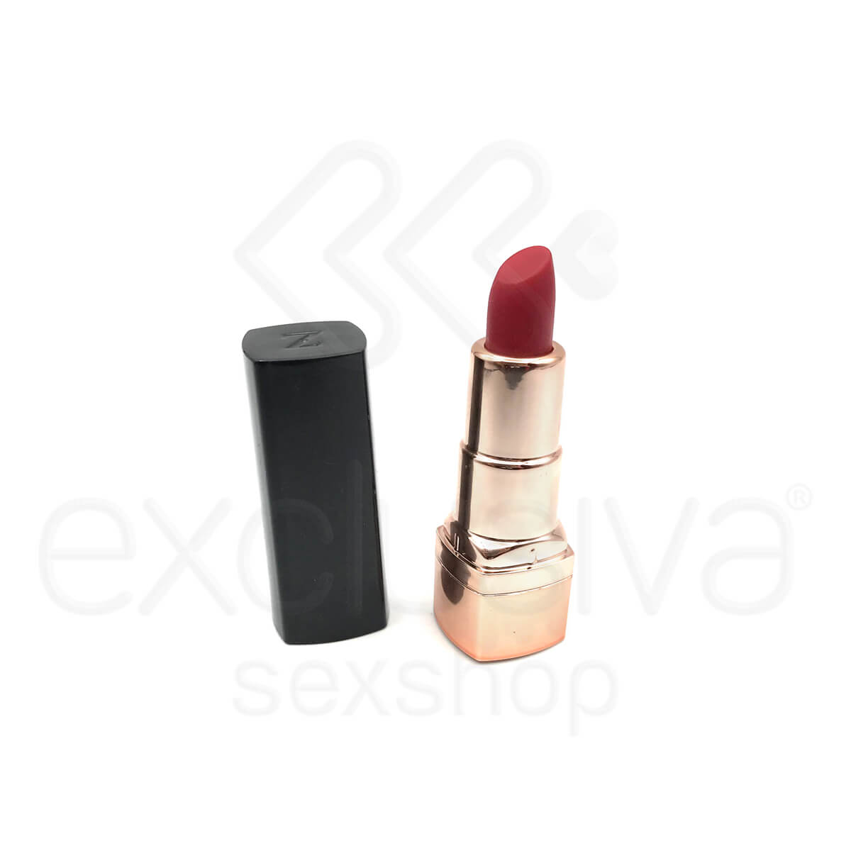 Mini Vibrador em Forma de Batom Recarregável com 10 Modos de Vibração - Lipstick Vibratory Egg | 7,5 x 2,2 cm - 3