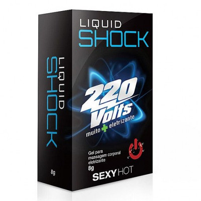 Foto 3 do produto Gel para Massagem Corporal com Efeito Eletrizante - Liquid Shock 220 Volts - 8 g