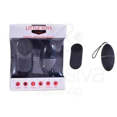 Foto 4 do produto Cápsula Vibratória com 7 Modos de Vibração e Controle Remoto sem Fio - Little Toys Remote Vibranting Egg  |  7,5 x 3,5 cm | Disponível em 2 Cores