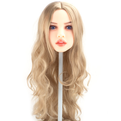 Liz - Boneca Realística em TPE com Cabelo Longo Loiro, Olhos Azuis, Seios Fartos, Vértebras em Aço e Demais Acessórios - 41,7 kg e 1,53 Metros de Altura