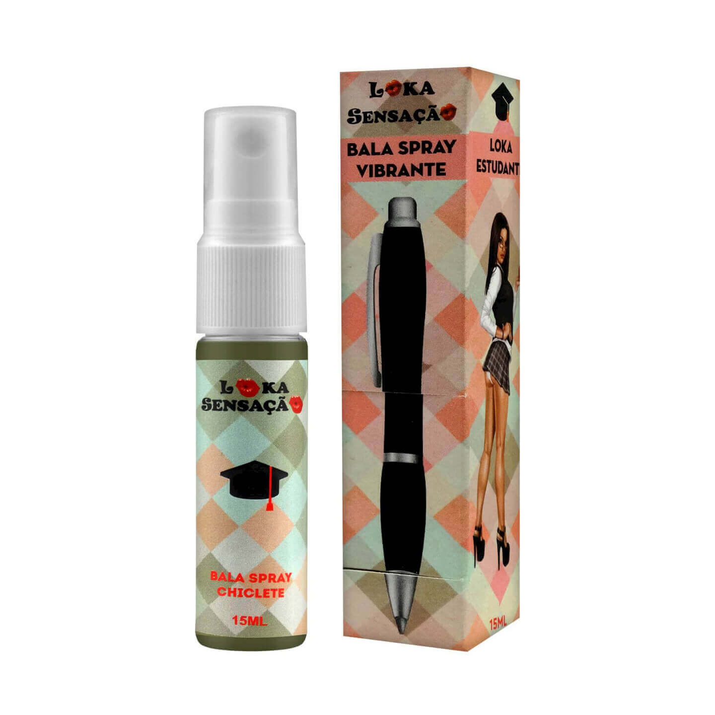 Gel em Spray com Efeito Adstringente - Loka Estudante | Aroma: Chiclete - 1