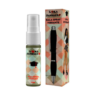 Gel em Spray com Efeito Adstringente - Loka Estudante | Aroma: Chiclete