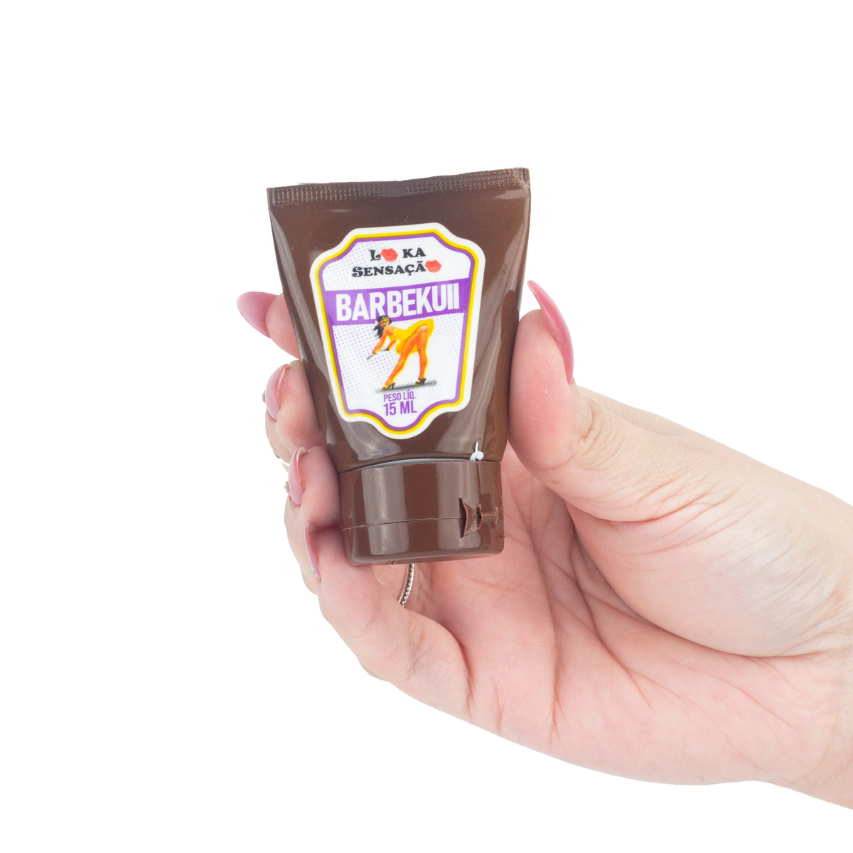 Gel Lubrificante e Dessensibilizante para Sexo Anal no Aroma de Açaí com Banana - Loka Sensação Barbekuii | 15ml - 4