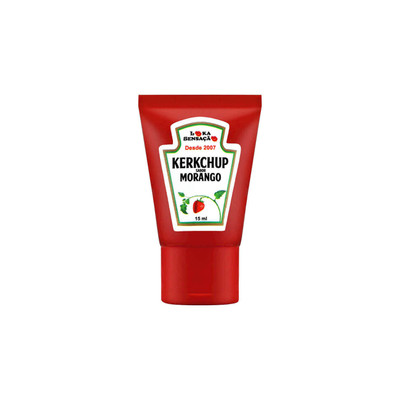 Gel lubrificante Beijável com Sabor de Morango 15 ml - Loka Sensação Kerkchup