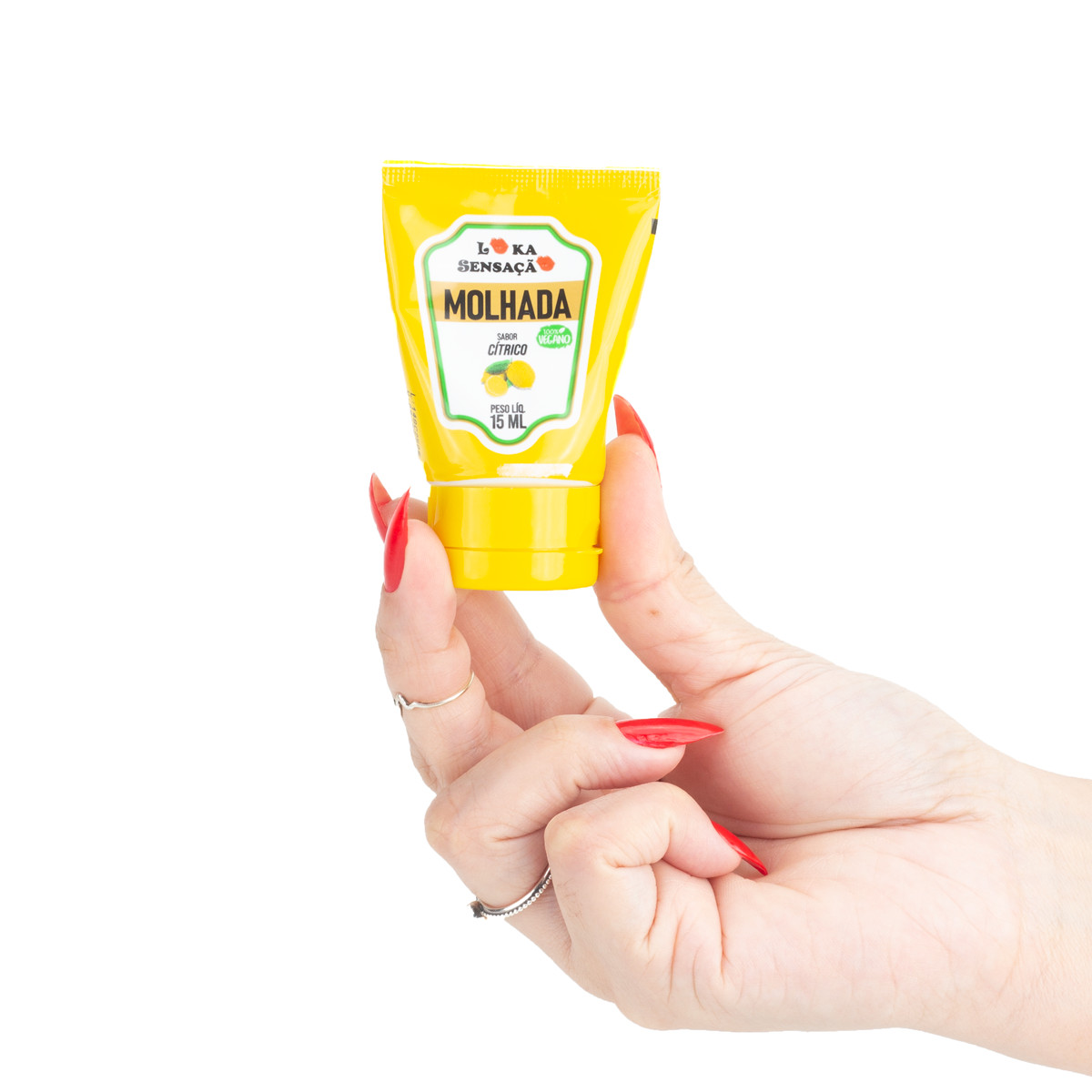 Bala Líquida em Gel Vegano com Sabor de Frutas Cítricas - Loka Sensação Molhada | 15 ml - 3