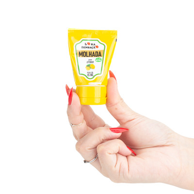 Bala Líquida em Gel Vegano com Sabor de Frutas Cítricas - Loka Sensação Molhada | 15 ml