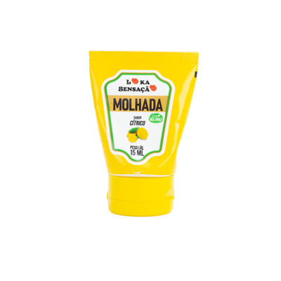 Bala Líquida em Gel Vegano com Sabor de Frutas Cítricas - Loka Sensação Molhada | 15 ml