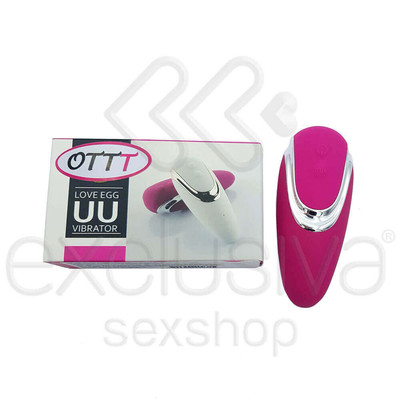 Foto 1 do produto Love Egg UU Vibrator - Cápsula Vibratória com 7 Modos de Vibração - 10,6 x 4,4 cm