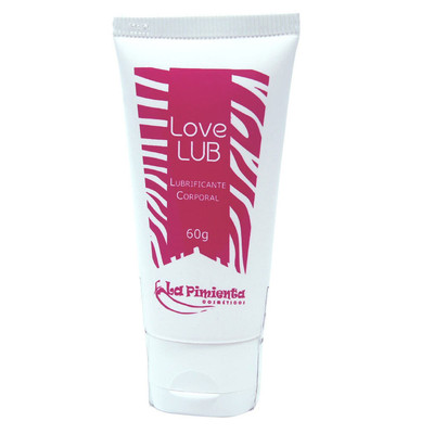 Gel Lubrificante Íntimo a Base de Água - Love Lub | 60 gramas