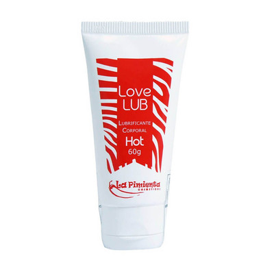 Gel Lubrificante Íntimo a Base de Água com Efeito que Aquece - Love Lub Hot - 60 gramas