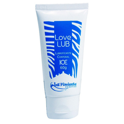 Gel Lubrificante Íntimo a Base de Água com Efeito que Esfria - Love Lub Ice - 60 gramas