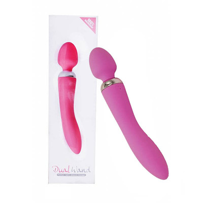 Foto 1 do produto Love Magic Dual Wand - Vibrador e Massageador Recarregável com 10 Modos de Vibração - 23 x 4 cm | Cor: Pink