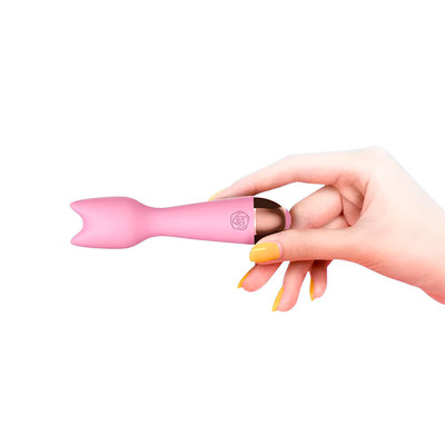 Mini Vibrador Recarregável em Forma de Gatinho com 10 Modos de Vibração - 13 x 3,3 cm | Love Magic Kitty Bunny | Disponível em 4 Cores