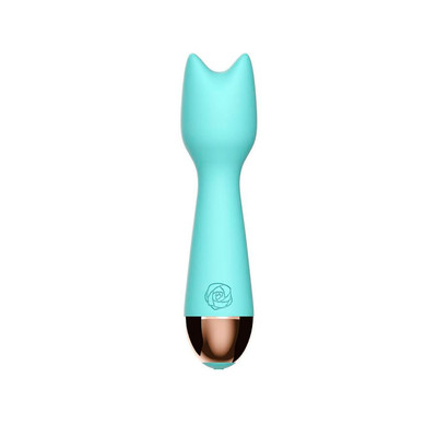 Foto 3 do produto Mini Vibrador Recarregável em Forma de Gatinho com 10 Modos de Vibração - 13 x 3,3 cm | Love Magic Kitty Bunny | Disponível em 4 Cores