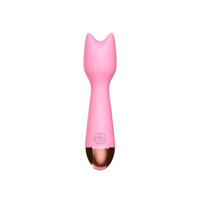 Foto 6 do produto Mini Vibrador Recarregável em Forma de Gatinho com 10 Modos de Vibração - 13 x 3,3 cm | Love Magic Kitty Bunny | Disponível em 4 Cores