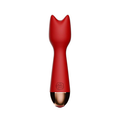 Foto 2 do produto Mini Vibrador Recarregável em Forma de Gatinho com 10 Modos de Vibração - 13 x 3,3 cm | Love Magic Kitty Bunny | Disponível em 4 Cores