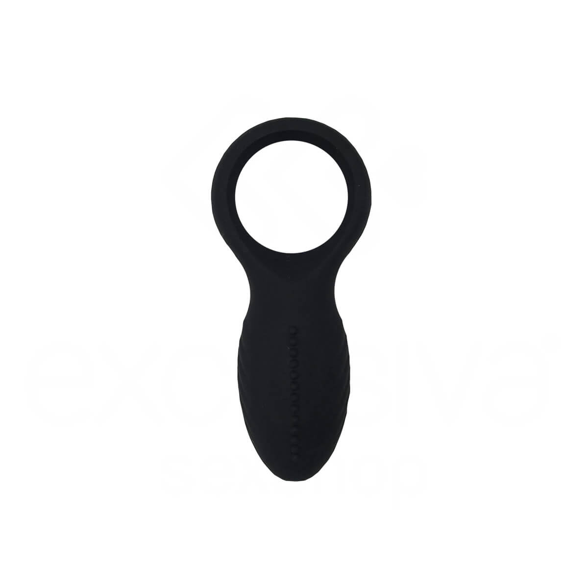 Love Moment Rock Man - Anel Peniano em Silicone com Vibração Única e Texturas Massageadoras - 8,1 x 3,5 cm - 2