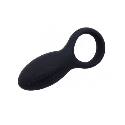 Foto 3 do produto Love Moment Rock Man - Anel Peniano em Silicone com Vibração Única e Texturas Massageadoras - 8,1 x 3,5 cm