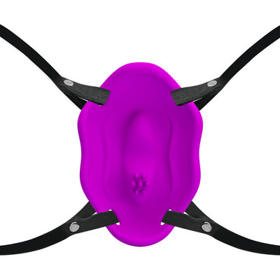 Foto 5 do produto Love Rider - Cinta com Estimulador Clitoriano em Silicone e Cápsula com 10 Modos de Vibração - 10,7 x 6,5 cm