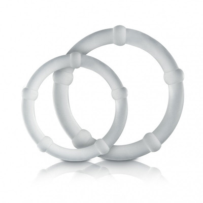 Foto 1 do produto Love Ring - Conjunto de Anéis Prolongadores de Ereção em Silicone | Tamanho: P e M