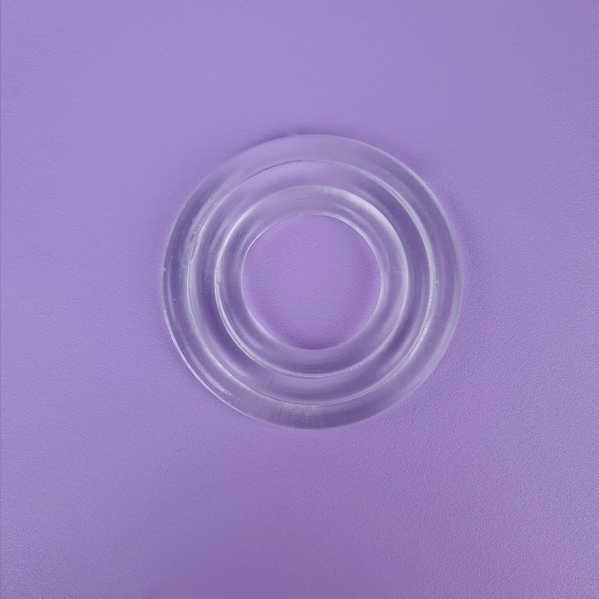 Conjunto de Anel Prolongador de Ereção em TPE Transparente - Love Ring | Tamanho P, M e G - 3