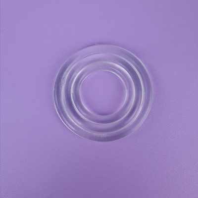 Foto 3 do produto Conjunto de Anel Prolongador de Ereção em TPE Transparente - Love Ring | Tamanho P, M e G