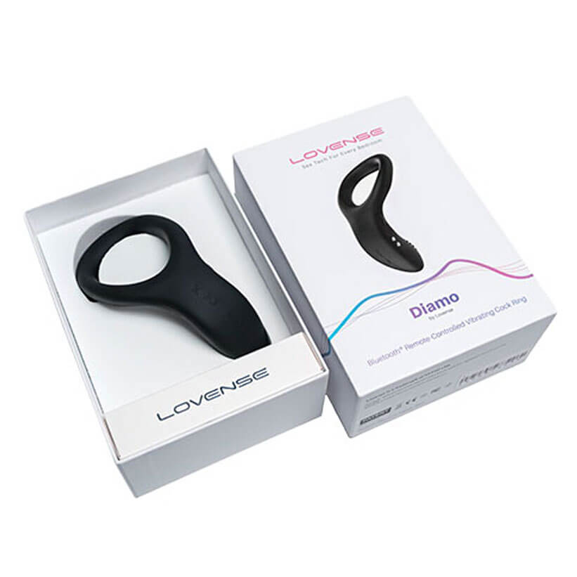 Lovense Diamo - Anel Peniano Recarregável em Silicone com Estimulador Clitoriano, 7 Modos de Vibração e Aplicativo - 10