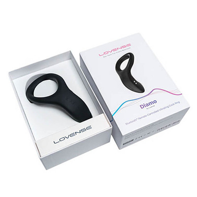 Foto 10 do produto Lovense Diamo - Anel Peniano Recarregável em Silicone com Estimulador Clitoriano, 7 Modos de Vibração e Aplicativo