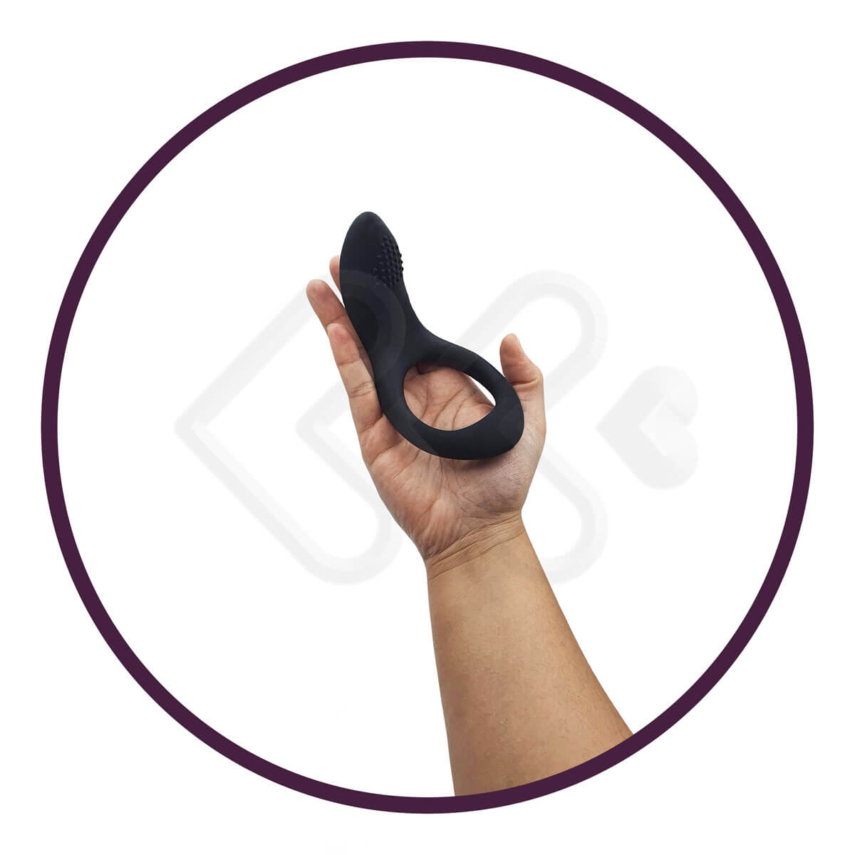 Lovense Diamo - Anel Peniano Recarregável em Silicone com Estimulador Clitoriano, 7 Modos de Vibração e Aplicativo - 7